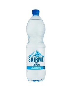 Родниковая вода из Грузии Саирме 1 л негазированная пэт 6 шт Sairme