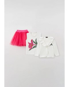 Жакет блуза и юбка Pink kids