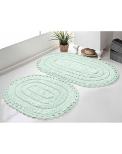 Набор ковриков для ванной кружевной yana 60x100 50x70 см Karna