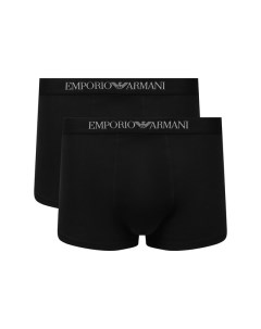 Комплект из двух хлопковых боксеров Emporio armani