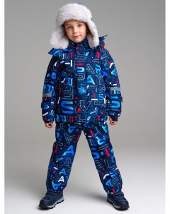 Комплект текстильный с полиуретановым покрытием для мальчиков куртка полукомбинезон Playtoday kids