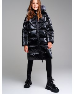 Пальто текстильное с полиуретановым покрытием для девочек Playtoday tween