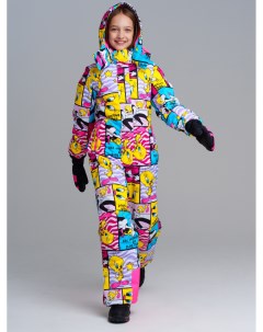 Комбинезон текстильный с полиуретановым покрытием для девочек Playtoday tween