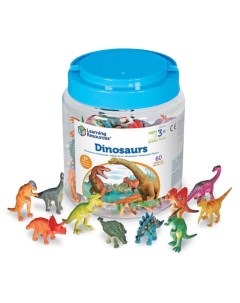 Игровой набор фигурок Динозавры 60 элементов Learning resources