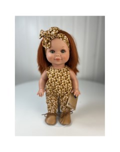 Кукла Бетти рыжая в леопардовом комбинезоне 30 см Lamagik s.l.