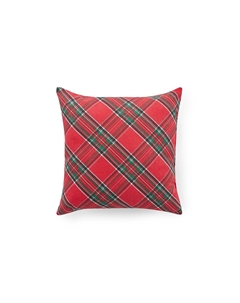 Декоративная подушка Красная клетка Linen way