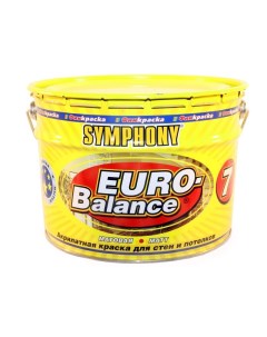 Краска в э Symphony Euro Balance 7 База A 0 9л металлическое ведро Симфония