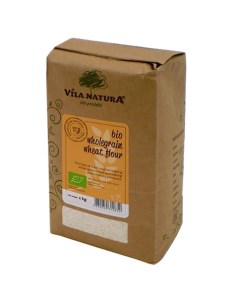 Мука пшеничная Organic цельнозерновая 1 кг Vila natura