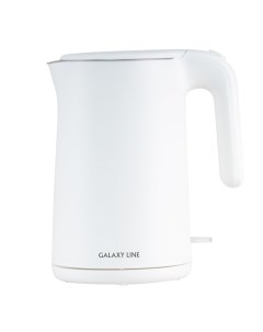 Чайник электрический 1 5 л GL0327 белый Galaxy line