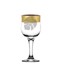 Набор бокалов для вина Монстера 6 шт 240 мл стекло Promsiz