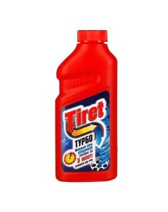 Средство чистящее Turbo для чистки труб гель 500 мл Tiret