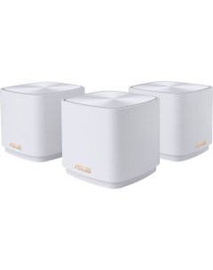 Маршрутизатор 90IG0750 MO3B20 XD5 W 3 PK 3 access point 802 11b g n ac ax 574 1201Mbps 2 4 5 gGz whi Asus