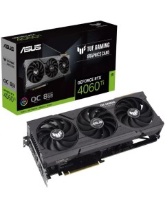 Видеокарта PCI E GeForce RTX 4060 Ti TUF GAMING OC TUF RTX4060TI O8G GAMING 8GB GDDR6 128bit 5nm 231 Asus