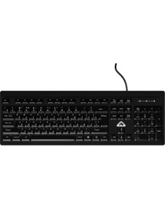 Клавиатура КЛ104РУ черная проводная 104 кл USB 1 3м Бештау