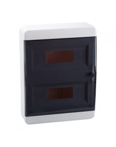 Корпус 117925 пластиковый Навесной OptiBox P BNK 2 24 IP41 Прозрачная черная дверь Кэаз