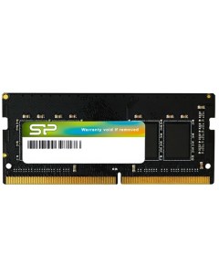 Модуль памяти SODIMM DDR4 16GB SP016GBSFU320B02 16GB 3200MHz PC4 25600 CL22 SO DIMM 260 pin 1 2В sin Silicon power