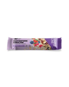Батончик мюсли в йогуртной глазури вкус лесной смеси ABC Healthy Food 30г Tekmar