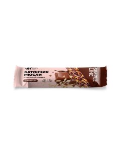 Батончик мюсли в молочной глазури шоколадный ABC Healthy Food 25г Tekmar
