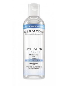 Вода мицеллярная h2o dermedic hydrain 3 hialuro 200 мл Biogened