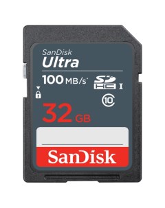 Карта памяти 32Gb Ultra SDHC Class 10 UHS I SDSDUNR 032G GN3IN Sandisk