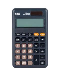 Калькулятор карманный EM120BLACK Deli