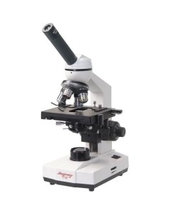 Микроскоп Р 1 LED световой оптический биологический 40 1600x на 4 объектива белый Микромед