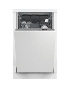 Встраиваемая посудомоечная машина HIS 2D86 D узкая ширина 44 8см полновстраиваемая загрузка 11 компл Hotpoint