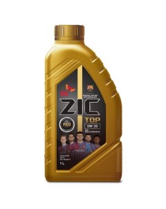 Моторное масло TOP 0W 30 1л синтетическое Zic
