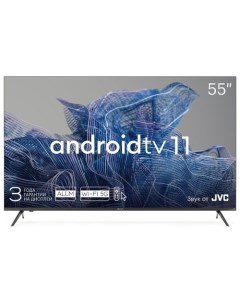 55 Телевизор 55U750NB 4K Ultra HD черный СМАРТ ТВ Android TV Kivi