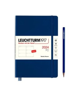 Еженедельник Leuchtturm1917 2024г A5 без расп синий неви