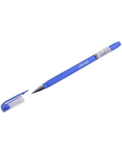 Ручка Velvet гелевая синяя 0 5 мм прорезиненный корпус Berlingo