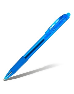 Ручка Fine Line шариковая автоматическая 0 7 мм цвет чернил голубой Pentel