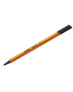 Ручка Rapido капиллярная черная 0 4 мм трехгранная Berlingo