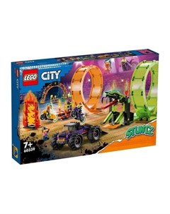 Конструктор City 60339 Трюковая арена Двойная петля Lego
