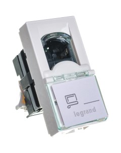 Компьютерная одинарная розетка Legrand