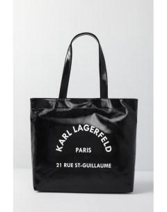 Сумка шоппер с логотипом бренда rue st guillaume Karl lagerfeld