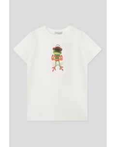 Хлопковая футболка с принтом Choupette