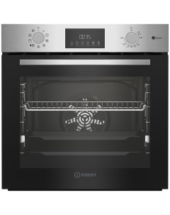 Встраиваемый электрический духовой шкаф IFSE 3841 J IX нержавеющая сталь Indesit