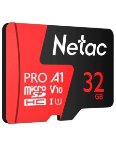 Карта памяти microSD P500 PRO 32 GB адаптер NT02P500PRO 032G R Netac