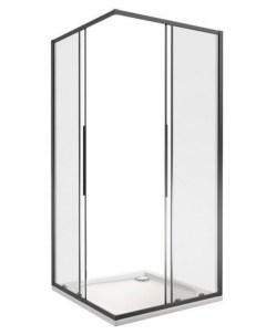 Душевой уголок Idea 80х80 профиль хром стекло прозрачное Good door