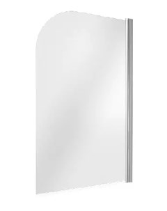 Шторка на ванну Screen 80х140 профиль хром стекло прозрачное Good door
