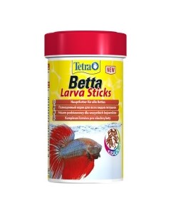 TETRA Betta Larva Sticks Корм для петушков и других лабиринтовых рыб 100г Tetra f