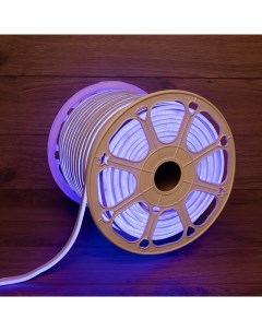 Гибкий неон LED SMD 8х16 мм двухсторонний синий 120 LED м бухта 100 м 131 093 Neon-night