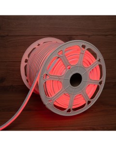 Гибкий неон LED SMD 8х16 мм двухсторонний красный 120 LED м бухта 100 м 131 092 Neon-night