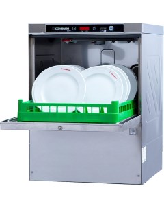 Фронтальная посудомоечная машина PF45 с дозаторами и помпой Comenda