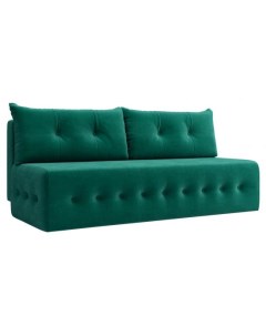 Прямой диван Хант 89 90 см Пружинный блок Двуспальные Жесткие Зеленый 192 Ширина 190 см Первый мебельный