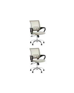 Кресло офисное TopChairs Simple New серый 2 шт Stool group