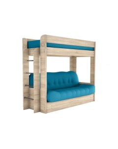 Прямой диван Твинс 173 90 см Пружинный блок Односпальные Диван кровать Синий 209 Ширина 210 см Первый мебельный