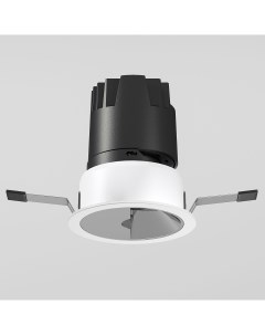 Встраиваемый светодиодный светильник Inlin 25090 LED 10W 3000K белый хром Elektrostandard