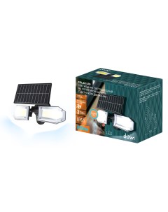 Настенный светильник уличный светодиодный на солнечных батареях с датчиком движения Duwi